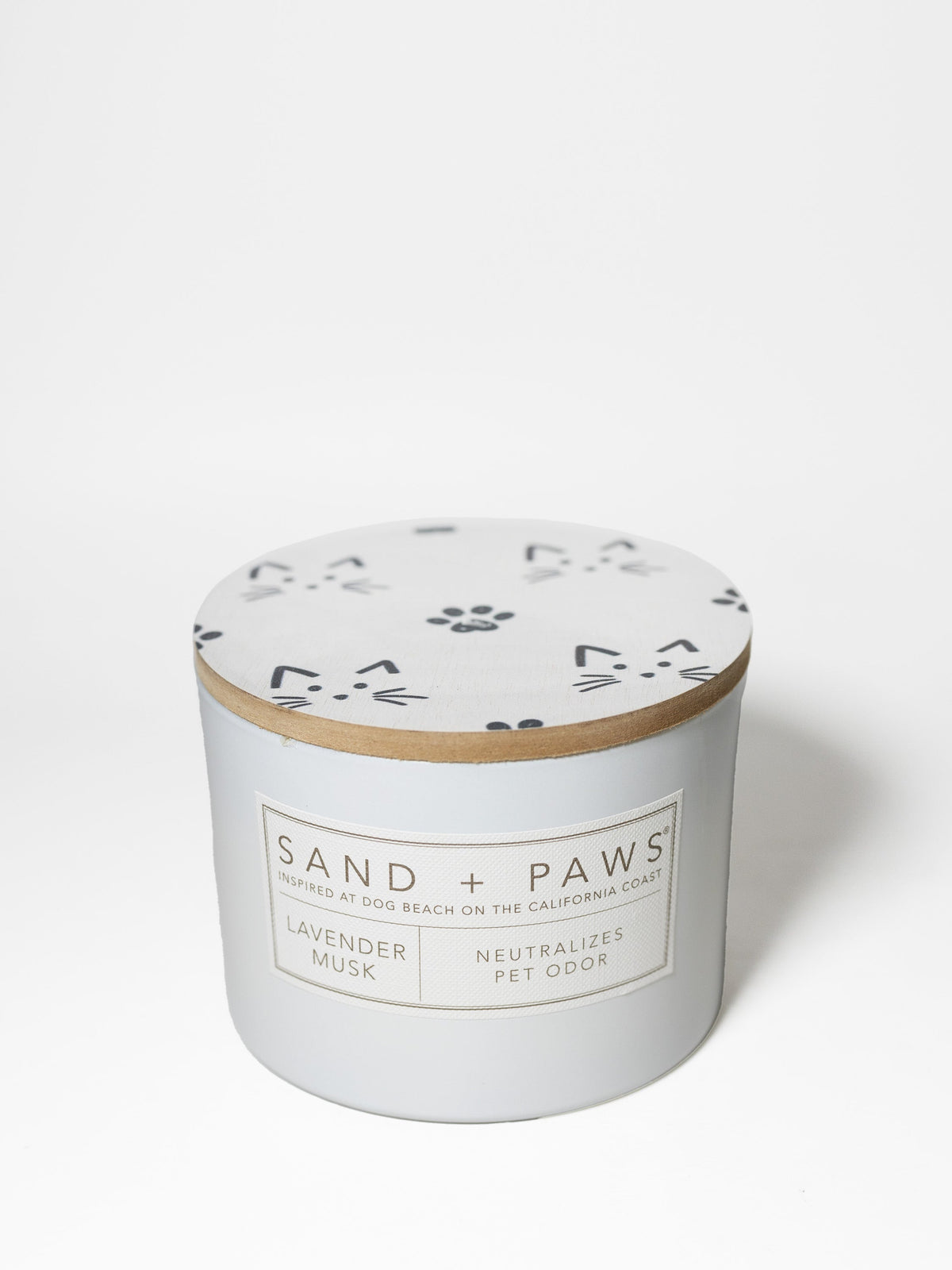 Sand + Paws Lavender Musk Hand-poured 12 oz scented candle
