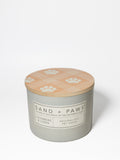 Sand + Paws Cashmere & Linen Hand-poured 12 oz scented candle