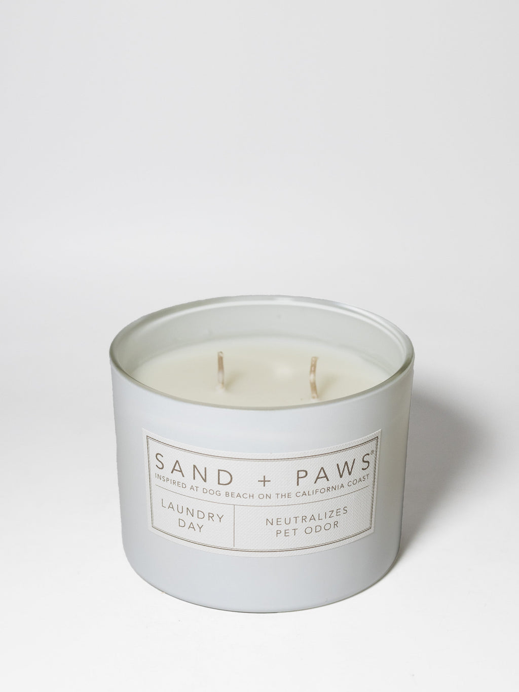 Sand + Paws Laundry Day Hand-poured 12 oz scented candle