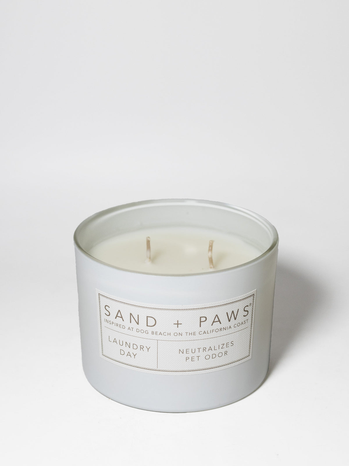 Sand + Paws Laundry Day Hand-poured 12 oz scented candle
