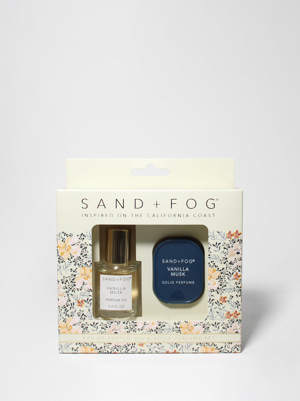 Long-lasting Perfume Oil Rollerball and Solid Perfume Set - Vanilla Musk