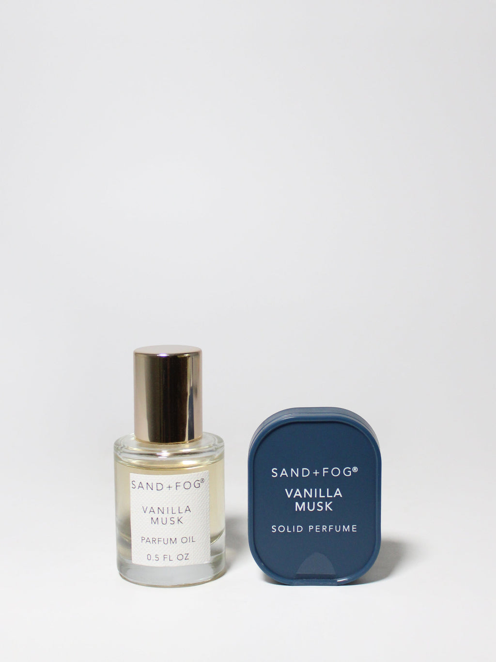 Long-lasting Perfume Oil Rollerball and Solid Perfume Set - Vanilla Musk