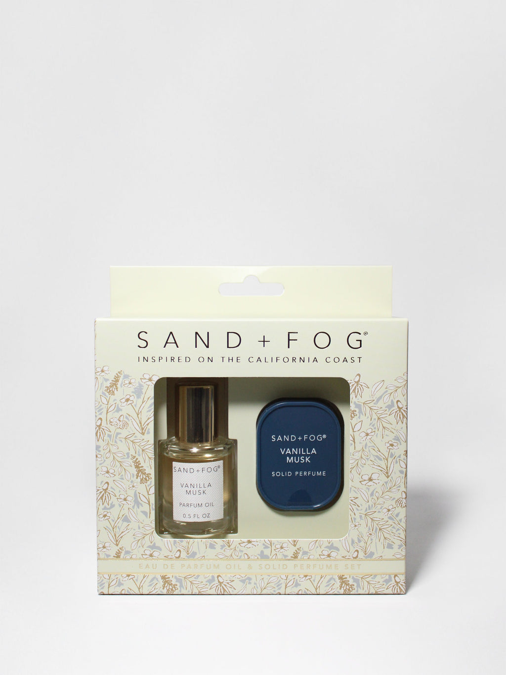Long-lasting Perfume Oil Rollerball and Solid Perfume Set - Vanilla Musk
