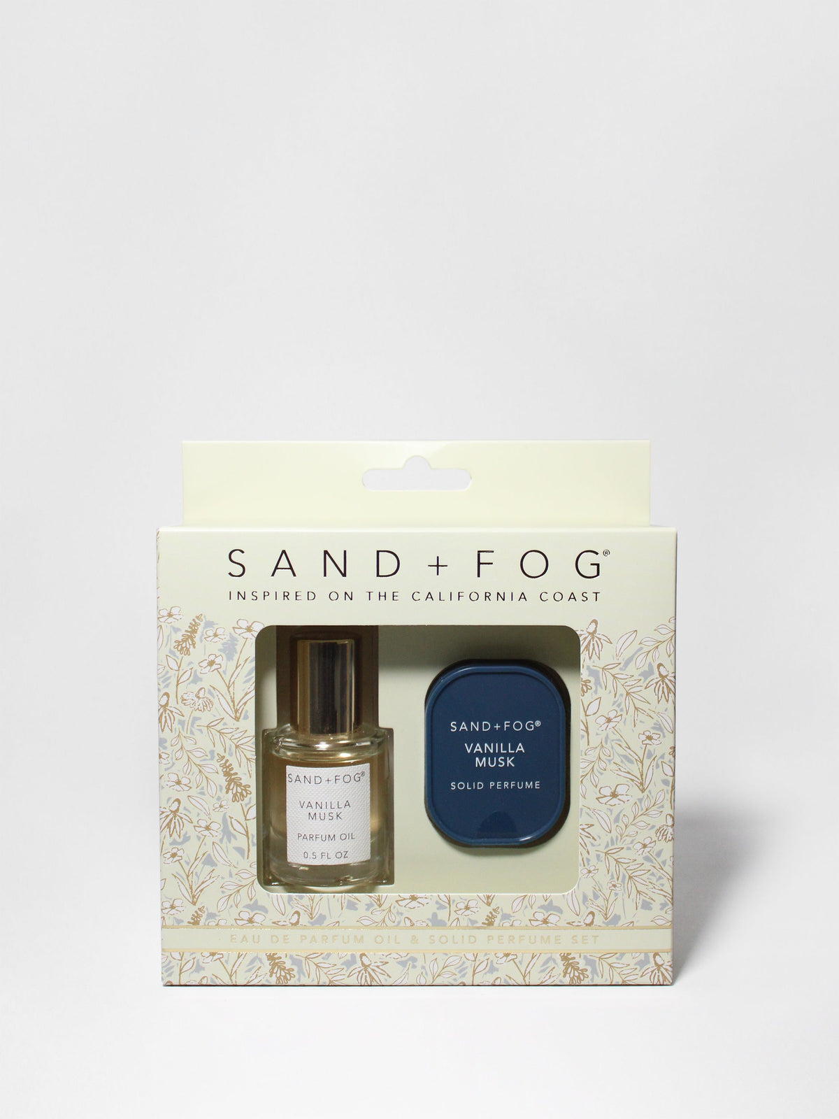 Long-lasting Perfume Oil Rollerball and Solid Perfume Set - Vanilla Musk