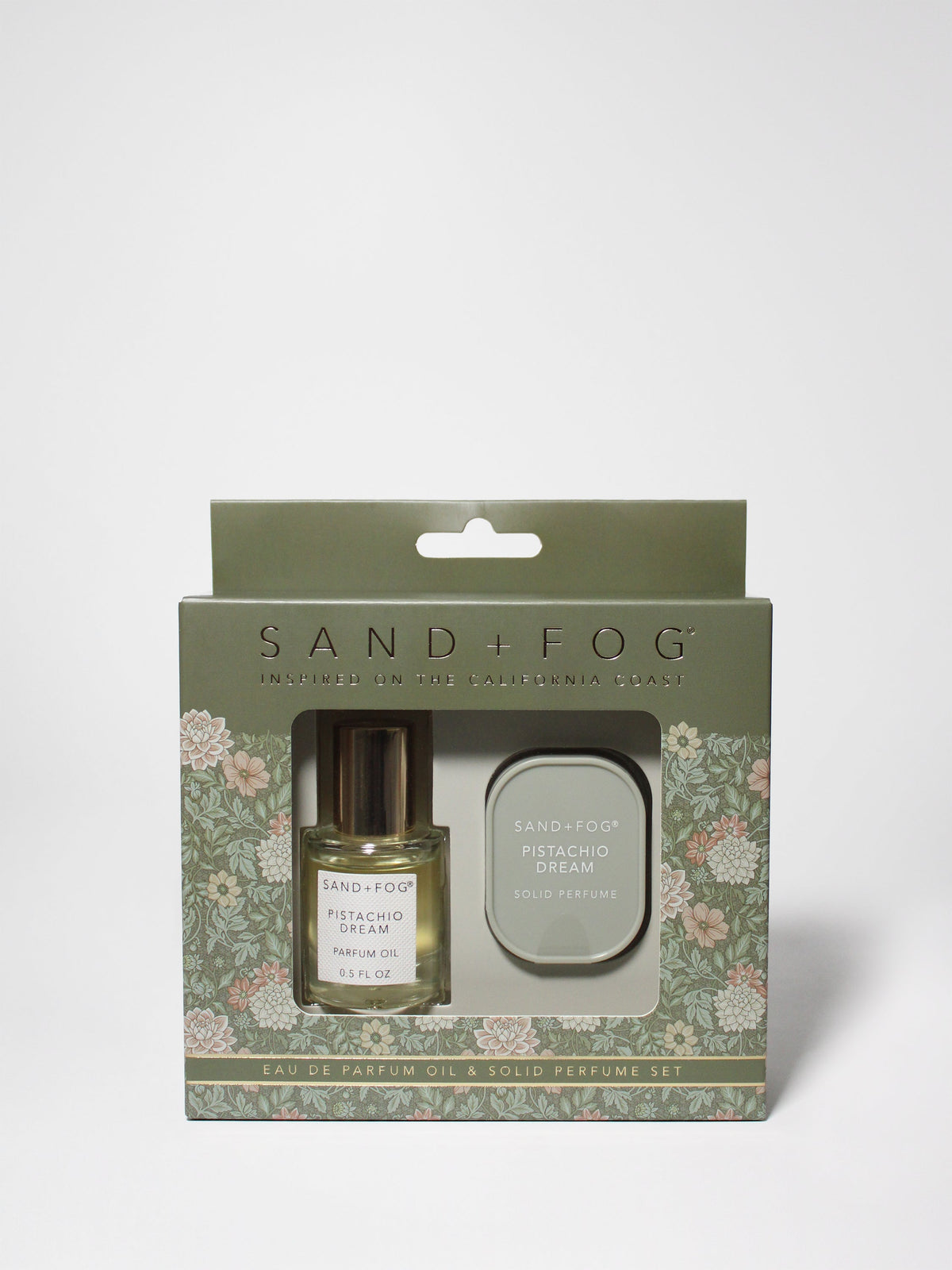 Long-lasting Perfume Oil Rollerball and Solid Perfume Set - Pistachio Dream