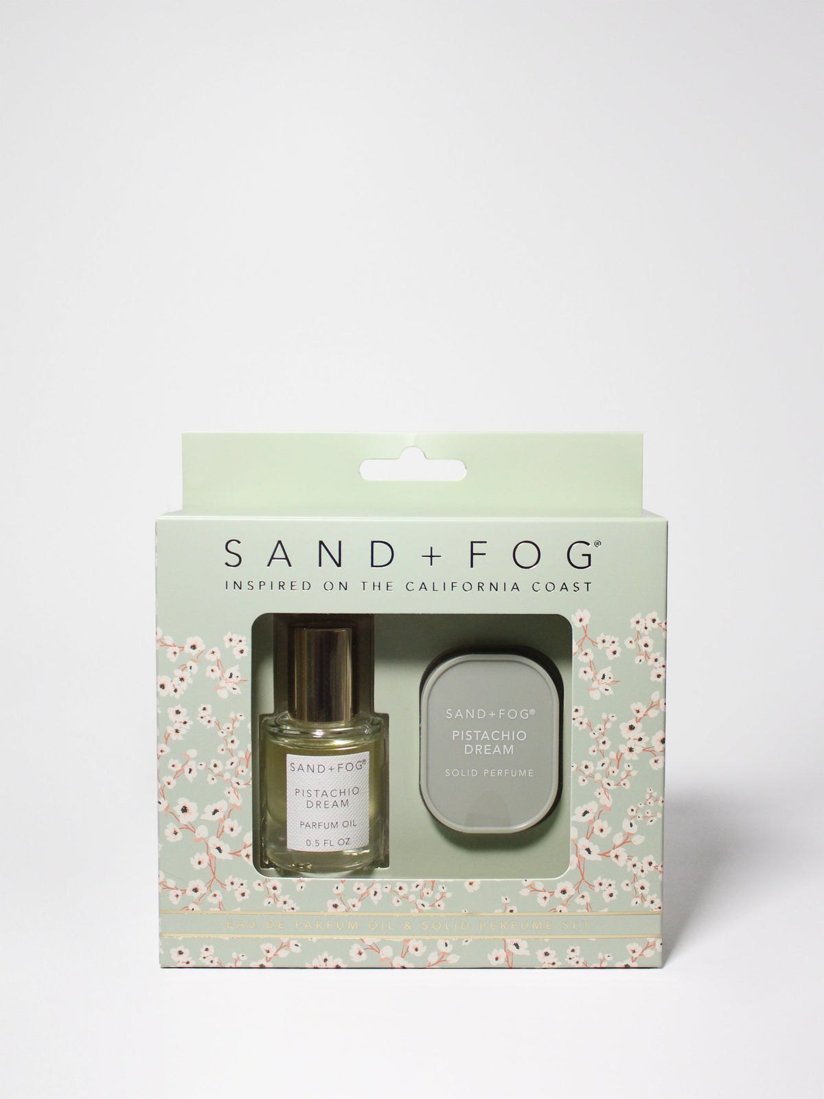 Long-lasting Perfume Oil Rollerball and Solid Perfume Set - Pistachio Dream