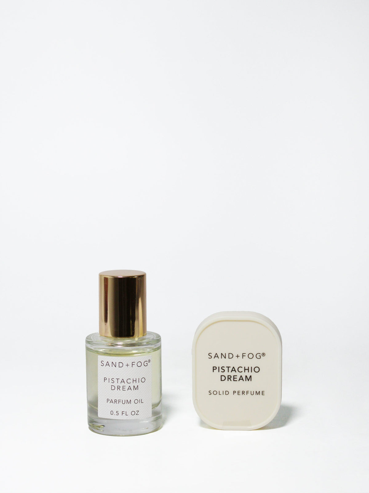 Long-lasting Perfume Oil Rollerball and Solid Perfume Set - Pistachio Dream