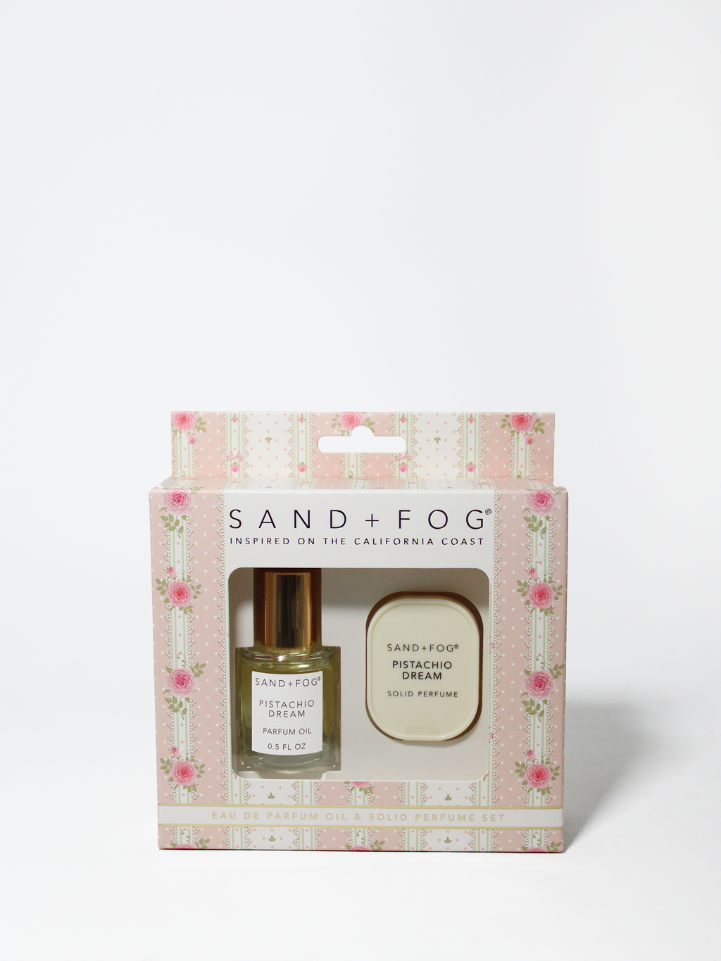 Long-lasting Perfume Oil Rollerball and Solid Perfume Set - Pistachio Dream