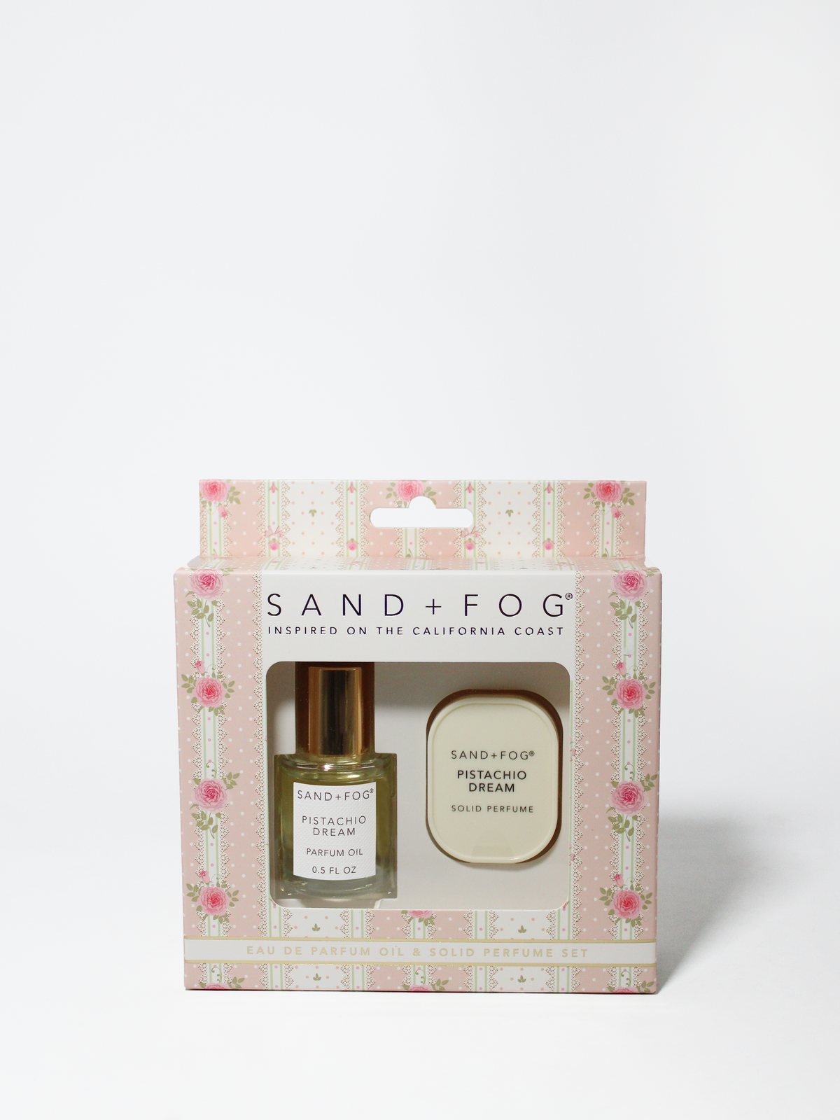 Long-lasting Perfume Oil Rollerball and Solid Perfume Set - Pistachio Dream
