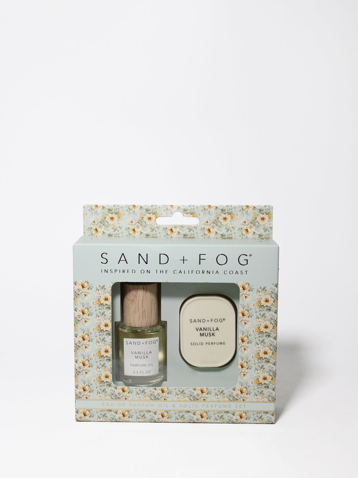 Long-lasting Perfume Oil Rollerball and Solid Perfume Set - Vanilla Musk