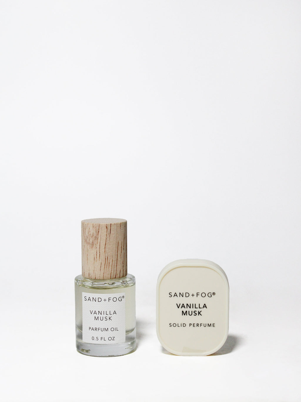Long-lasting Perfume Oil Rollerball and Solid Perfume Set - Vanilla Musk