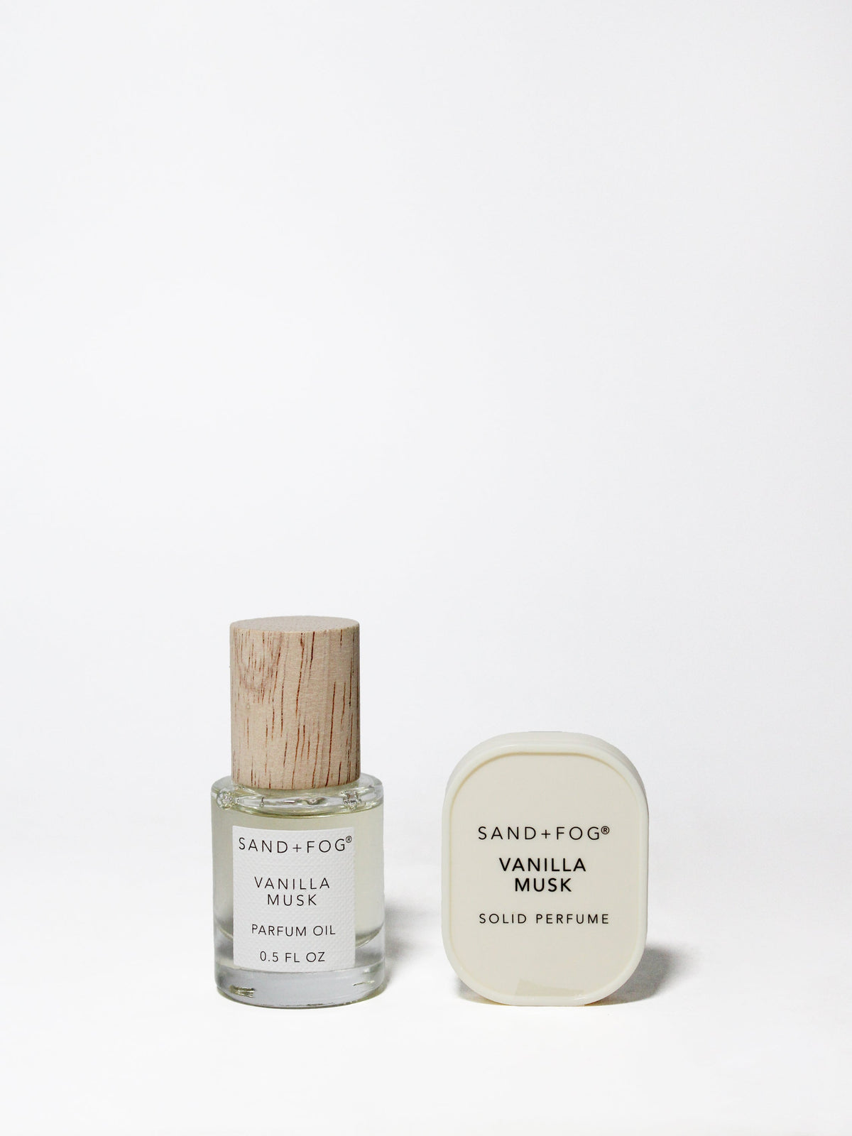 Long-lasting Perfume Oil Rollerball and Solid Perfume Set - Vanilla Musk