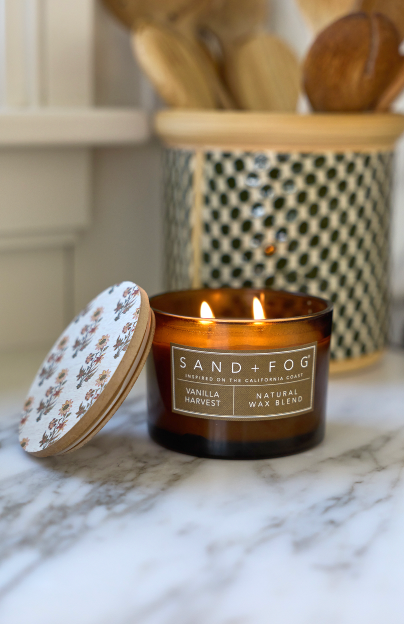 Vanilla Harvest Hand-poured 12 oz scented candle