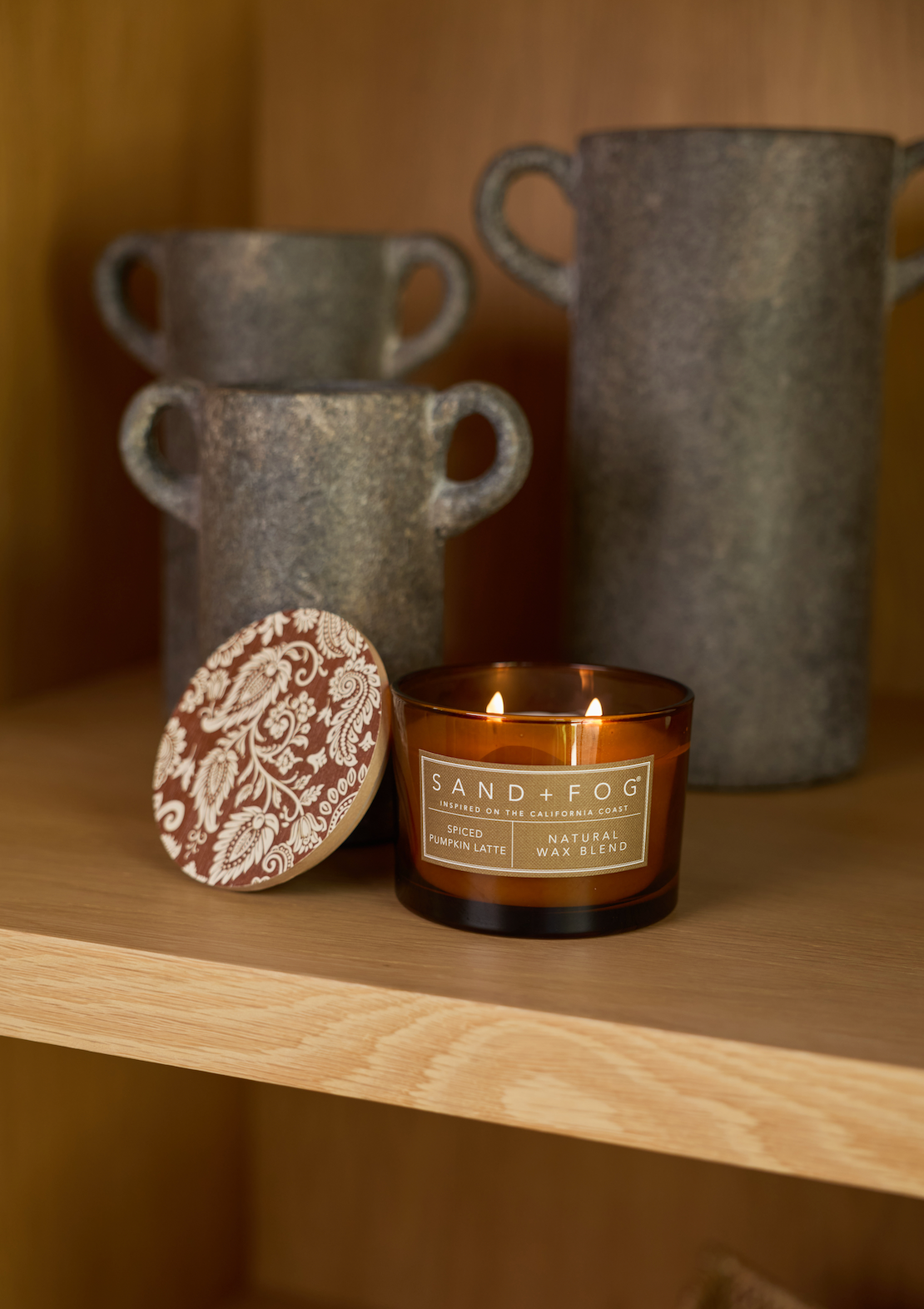Spiced Pumpkin Latte Hand-poured 12 oz scented candle