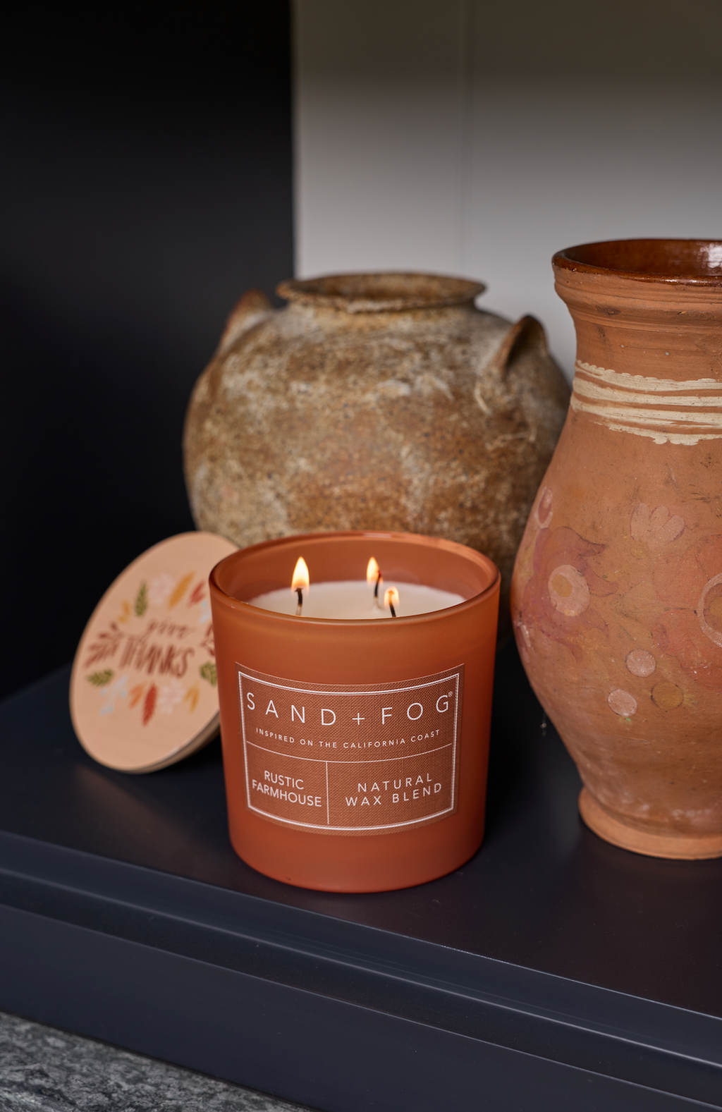 Rustic Farmhouse Hand-poured 21 oz scented candle