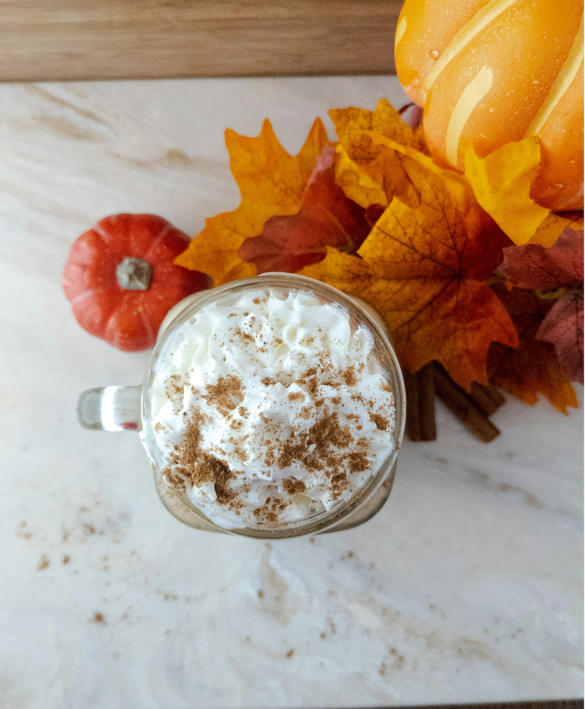Whipped Vanilla Pumpkin Hand-poured 21 oz scented candle