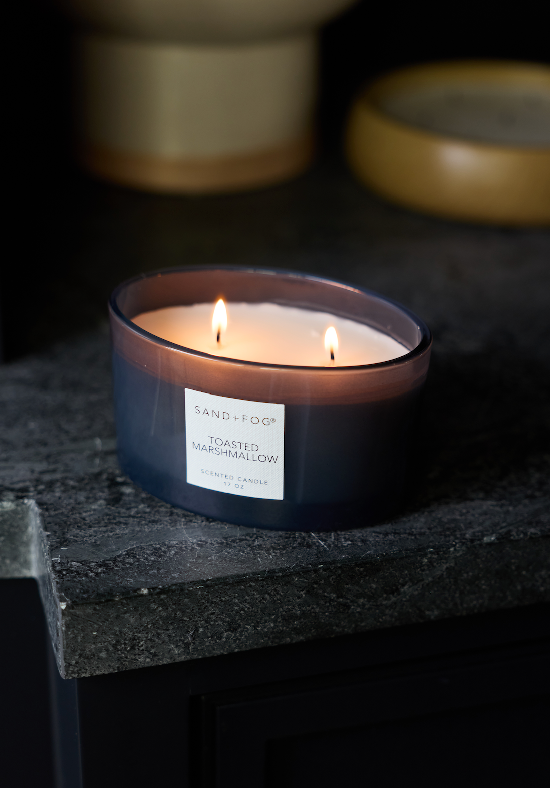 Toasted Marshmallow Hand-poured 17 oz scented candle