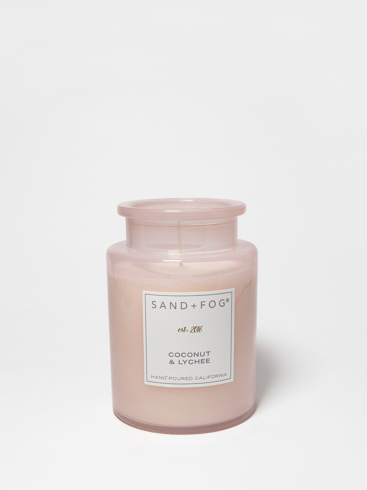 Coconut & Lychee Hand-poured 12 oz scented candle