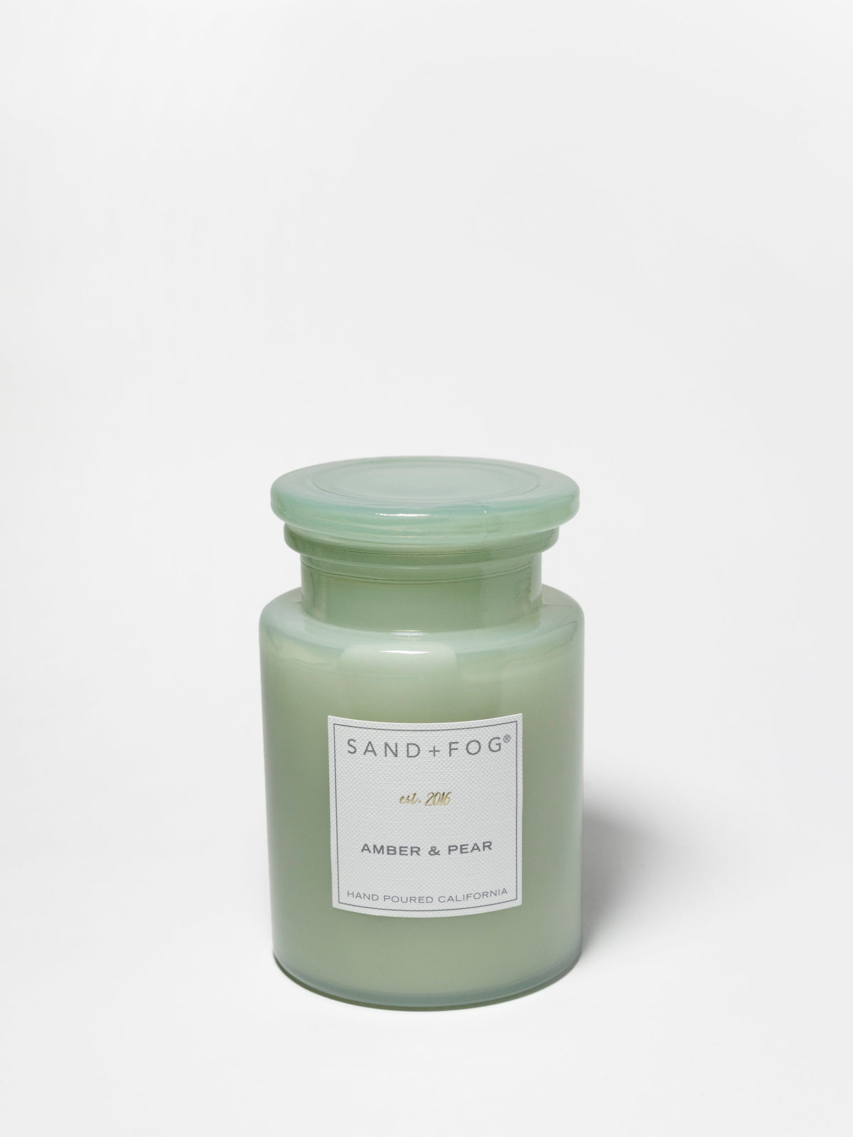 Amber & Pear Hand-poured 12 oz scented candle