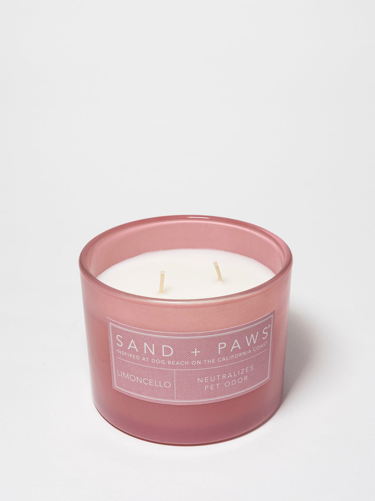 Sand + Paws Limoncello Hand-poured 12 oz scented candle
