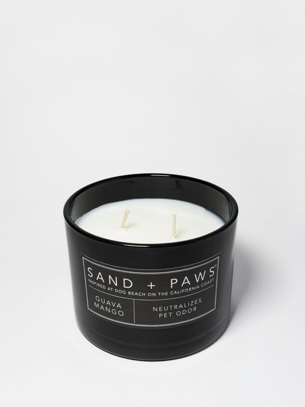 Sand + Paws Guava Mango Hand-poured 12 oz scented candle