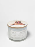 Sand + Paws California Citron Hand-poured 12 oz scented candle