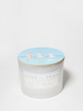 Sand + Paws Clean Waves Hand-poured 12 oz scented candle
