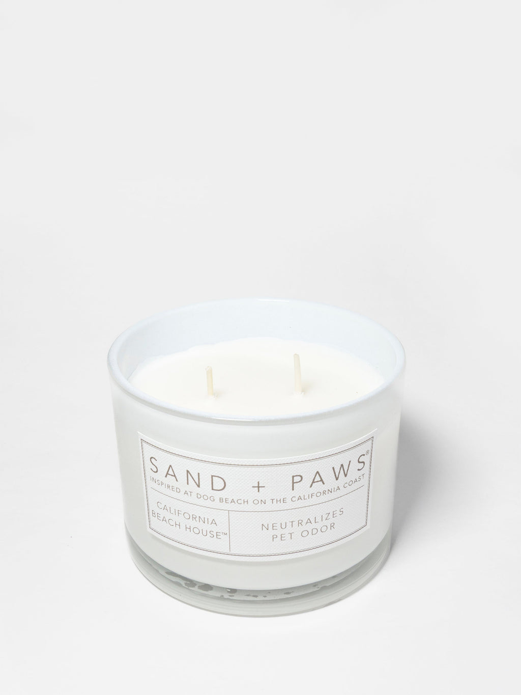 Sand + Paws California Beach House Hand-poured 12 oz scented candle