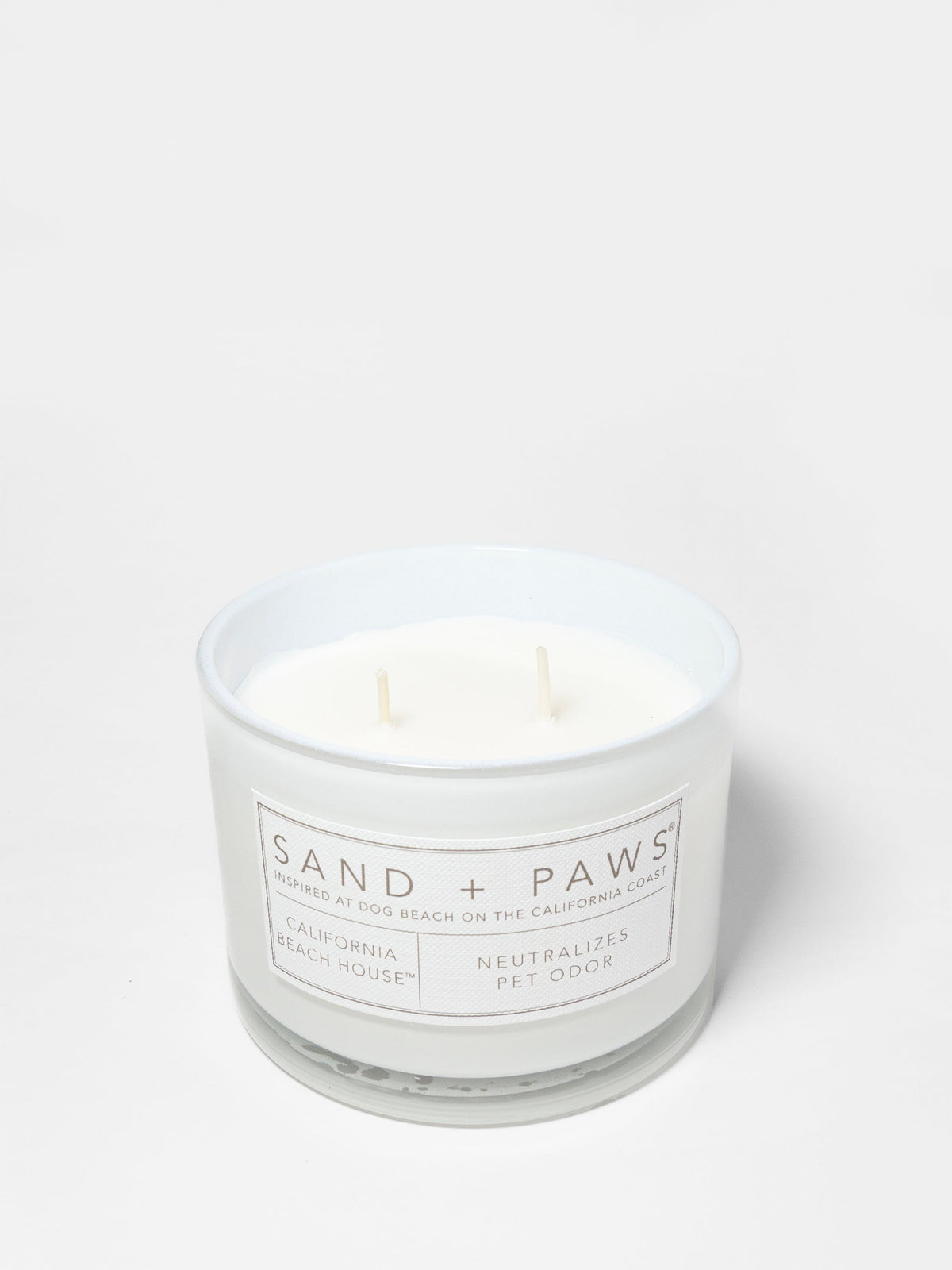 Sand + Paws California Beach House Hand-poured 12 oz scented candle