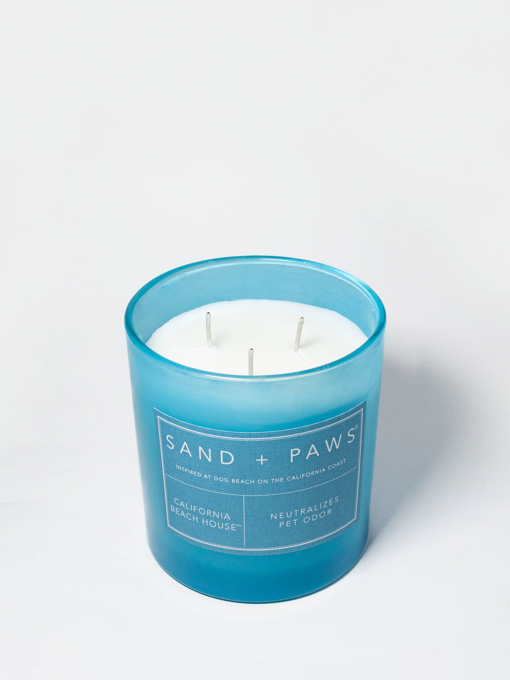 Sand + Paws California Beach House Hand-poured 21 oz scented candle
