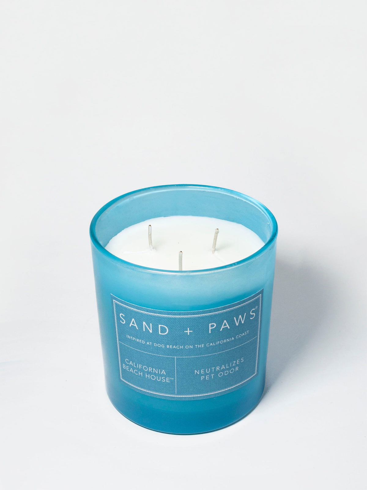 Sand + Paws California Beach House Hand-poured 21 oz scented candle