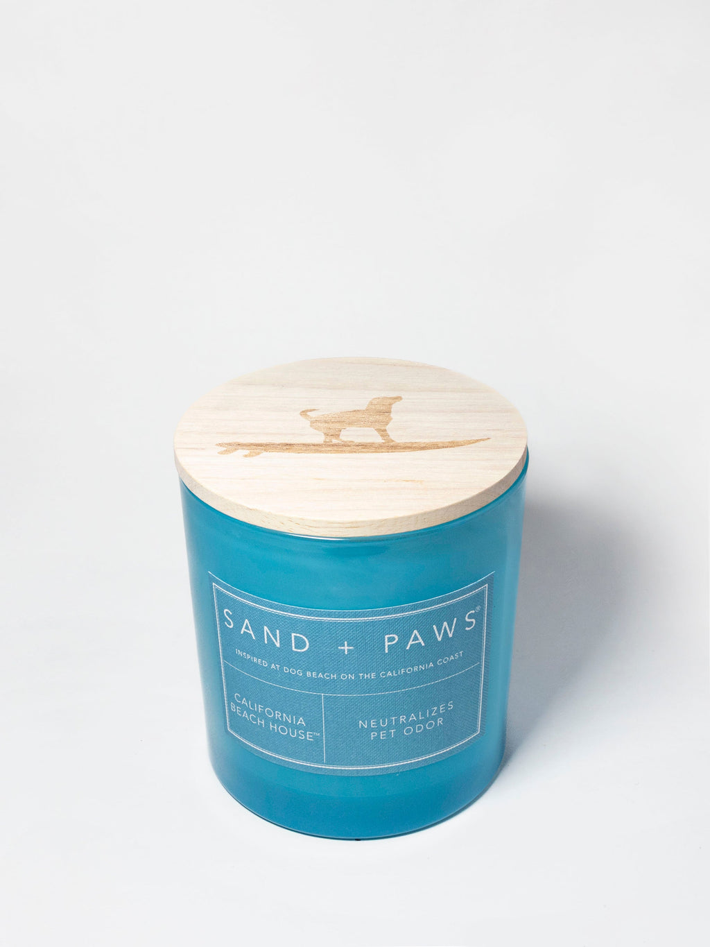 Sand + Paws California Beach House Hand-poured 21 oz scented candle