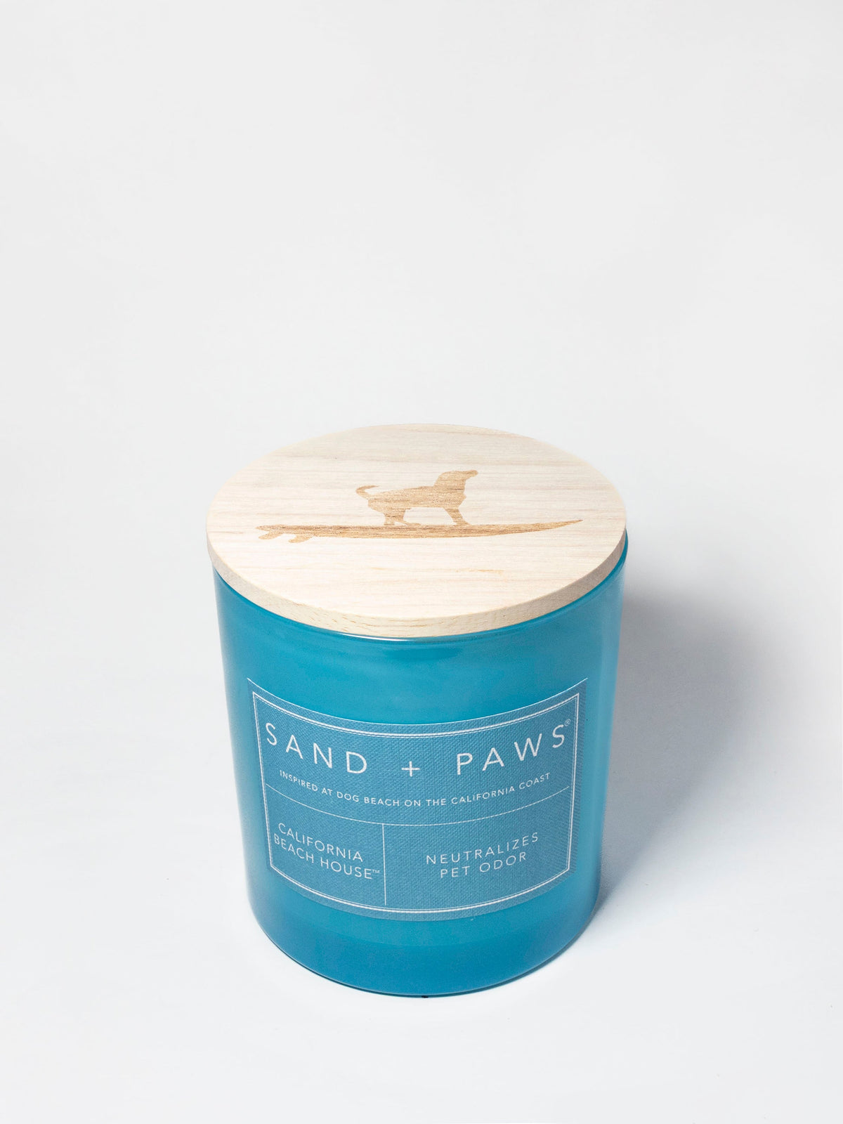 Sand + Paws California Beach House Hand-poured 21 oz scented candle