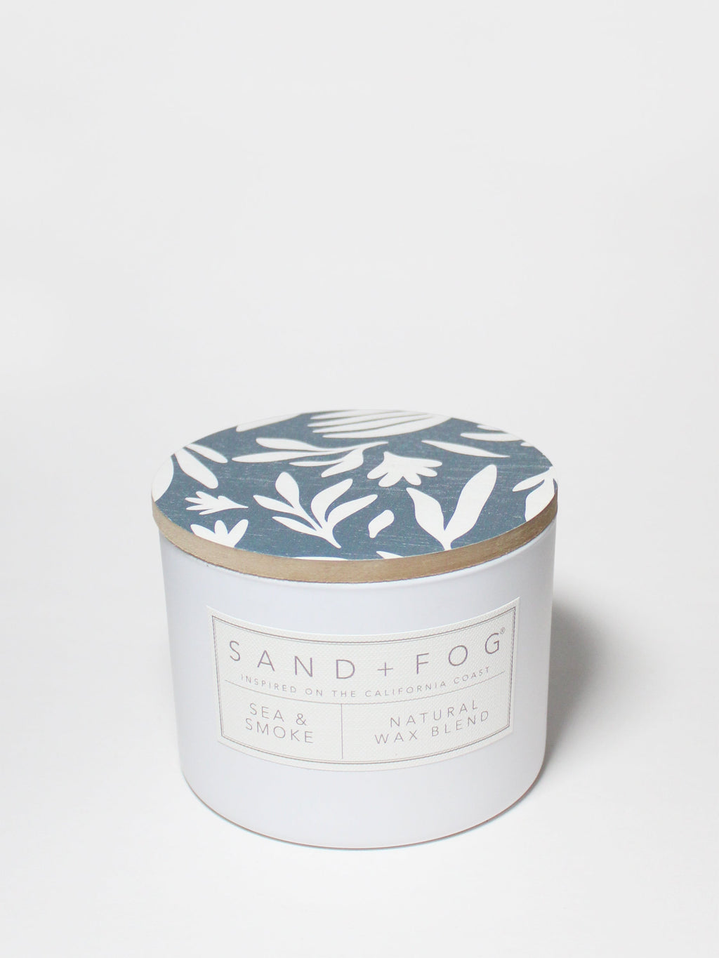 Sea & Smoke Hand-poured 12 oz scented candle
