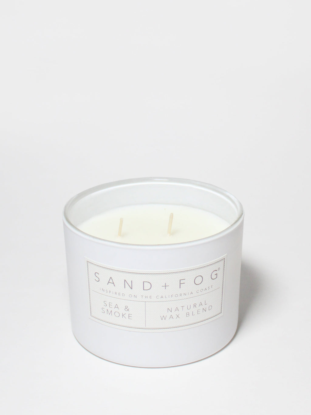 Sea & Smoke Hand-poured 12 oz scented candle