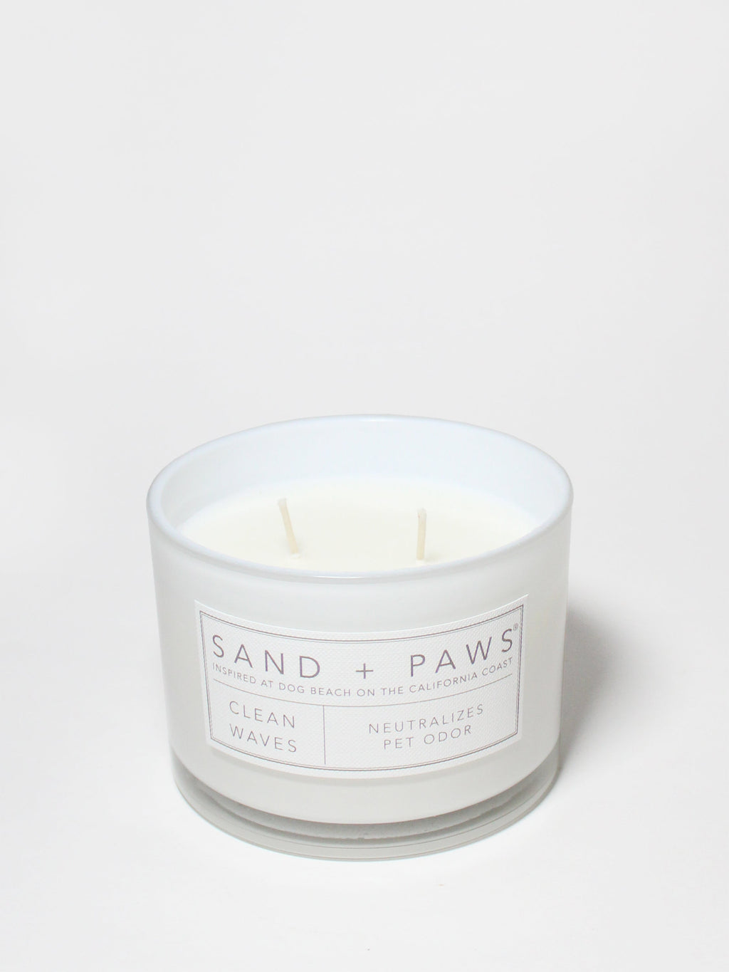 Sand + Paws Clean Waves Hand-poured 12 oz scented candle