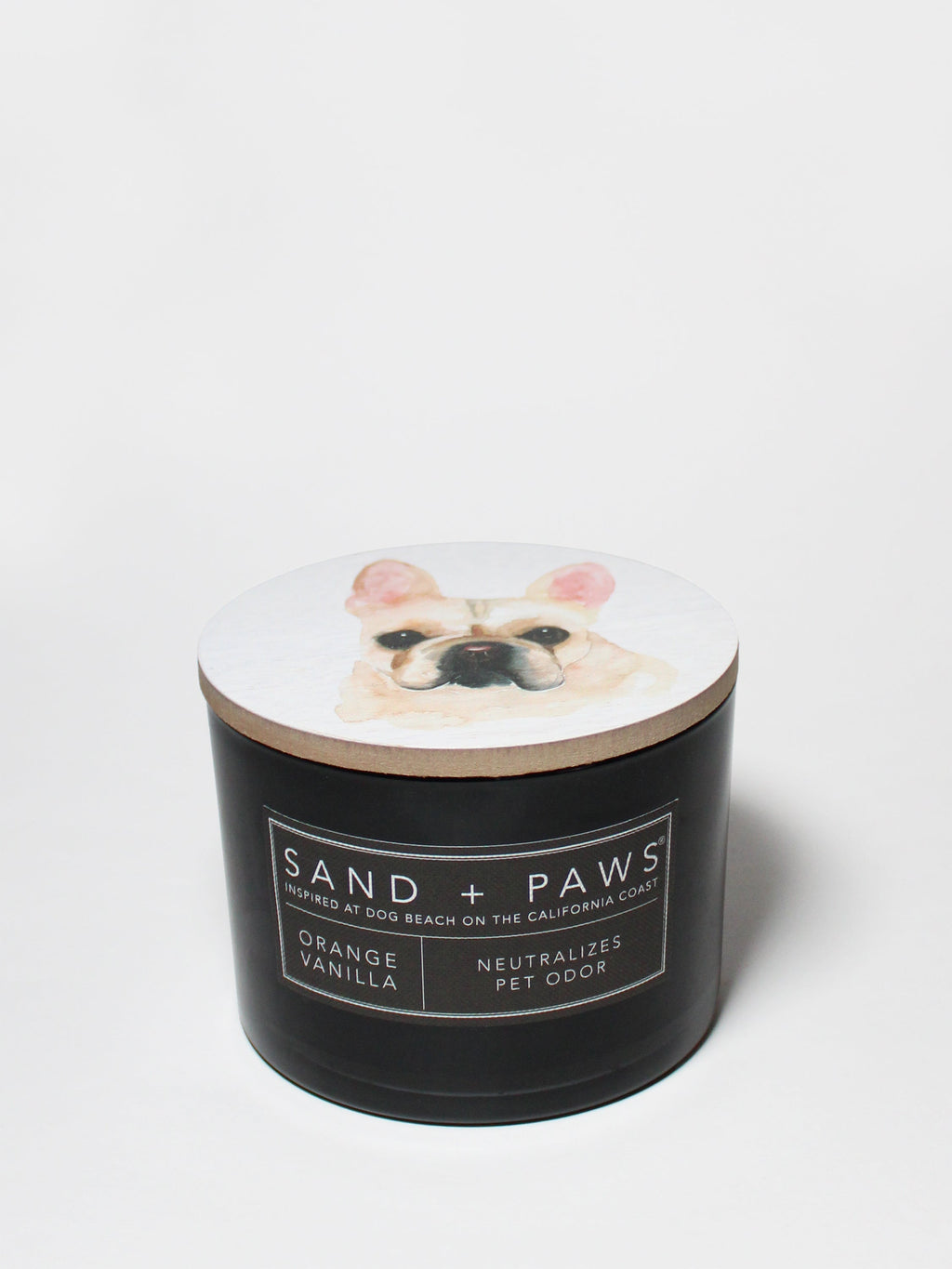 Sand + Paws Orange Vanilla Hand-poured 12 oz scented candle
