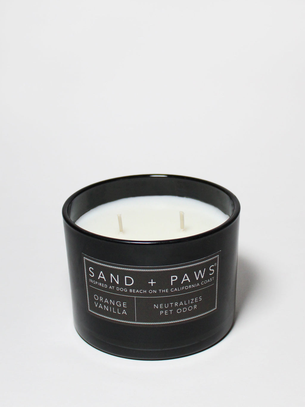 Sand + Paws Orange Vanilla Hand-poured 12 oz scented candle