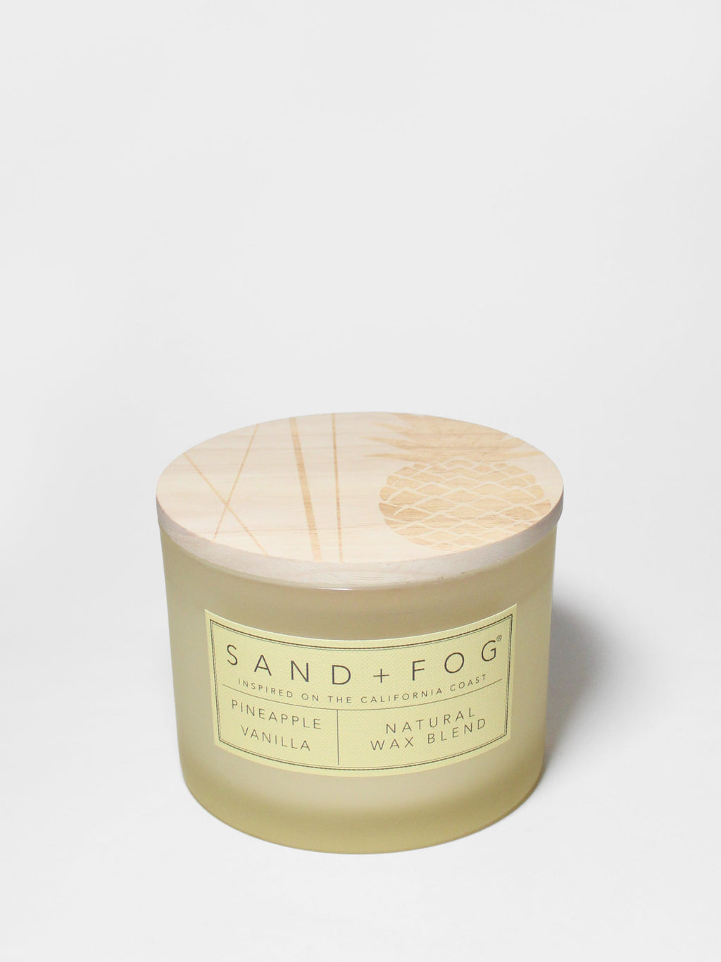 Pineapple Vanilla Hand-poured 12 oz scented candle