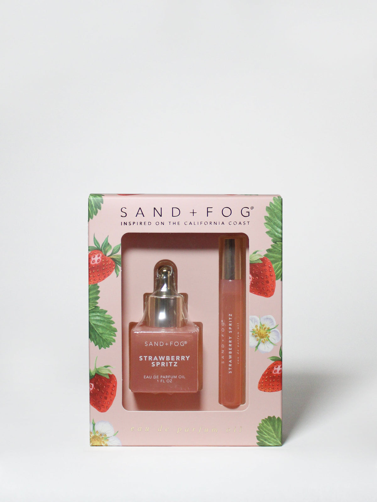 Long-lasting Perfume Oil Rollerball and Perfume Dropper Set - Strawberry Spritz