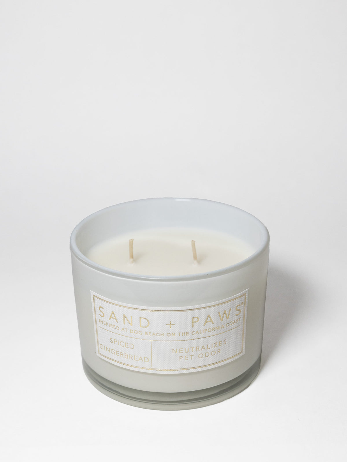 Sand + Paws Spiced Gingerbread Hand-poured 12 oz scented candle