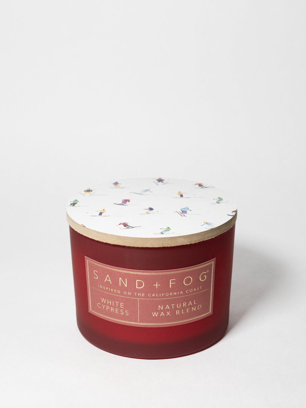 White Cypress Hand-poured 12 oz scented candle