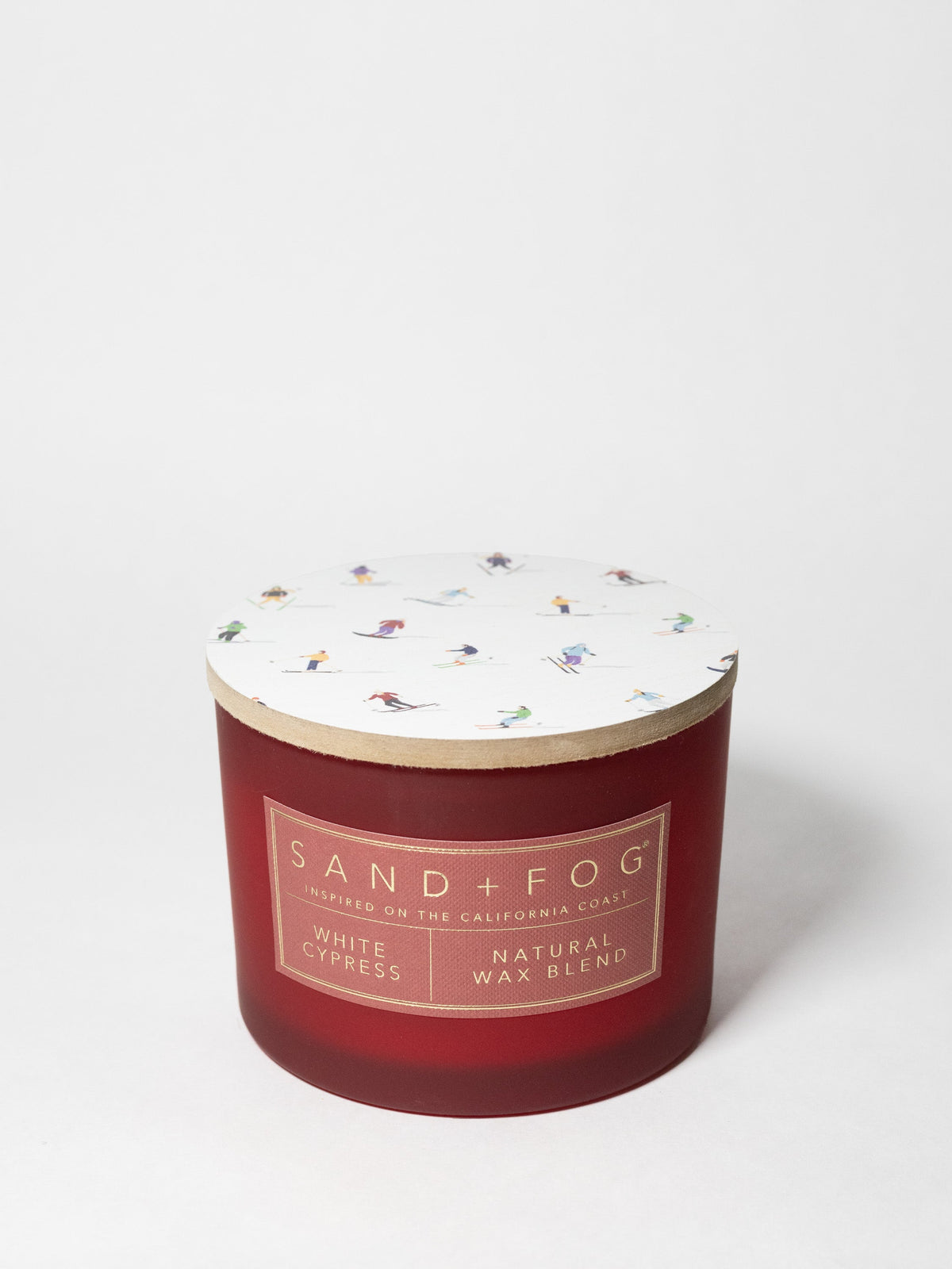 White Cypress Hand-poured 12 oz scented candle
