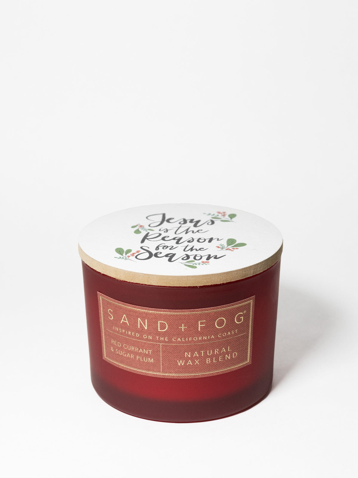 Red Currant & Sugar Plum Hand-poured 12 oz scented candle